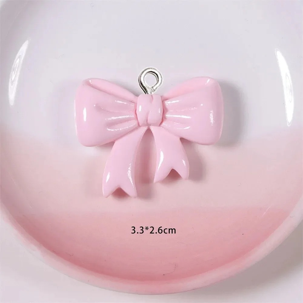 Women Bags Handmade - 10 Buah Hiasan Resin Pita Warna