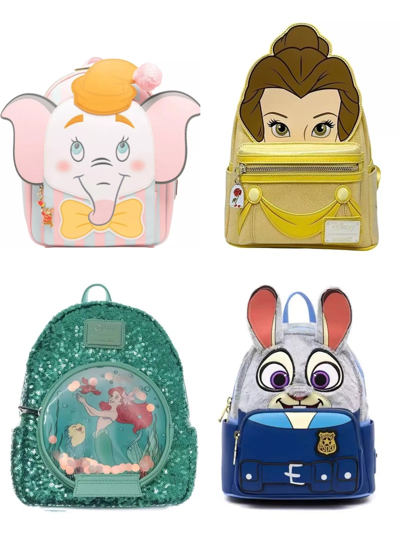 Women Bags New - Tas Ransel Mini Kulit Imitasi Pink