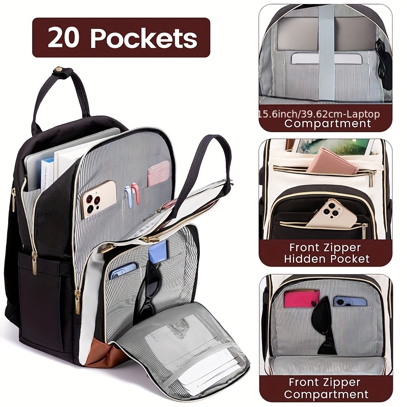 Women Bags Laptop - Tas Ransel Laptop Wanita Dua Warna,