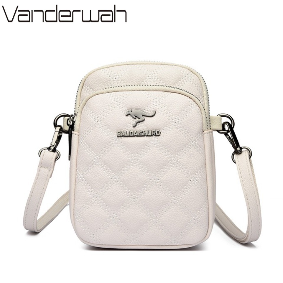 Women'S Kangaroo Bags - Tas Dompet Koin Ponsel Selempang Kulit