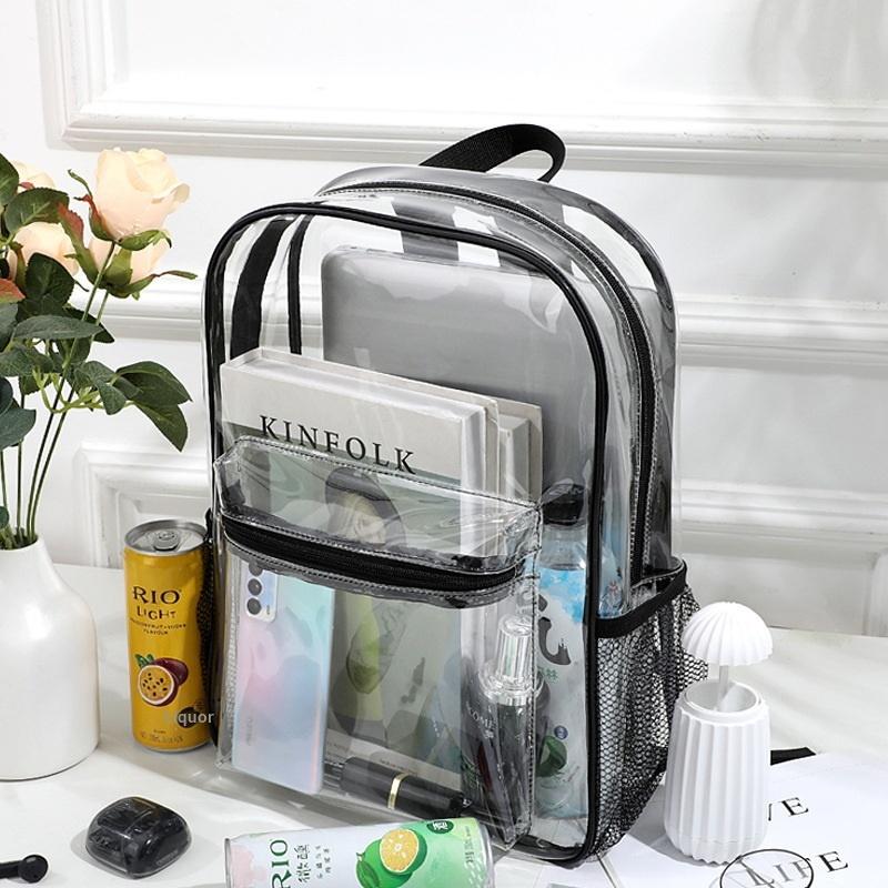 Women Bags Waterproof - Ransel Olahraga Luar Ruangan PVC Transparan,