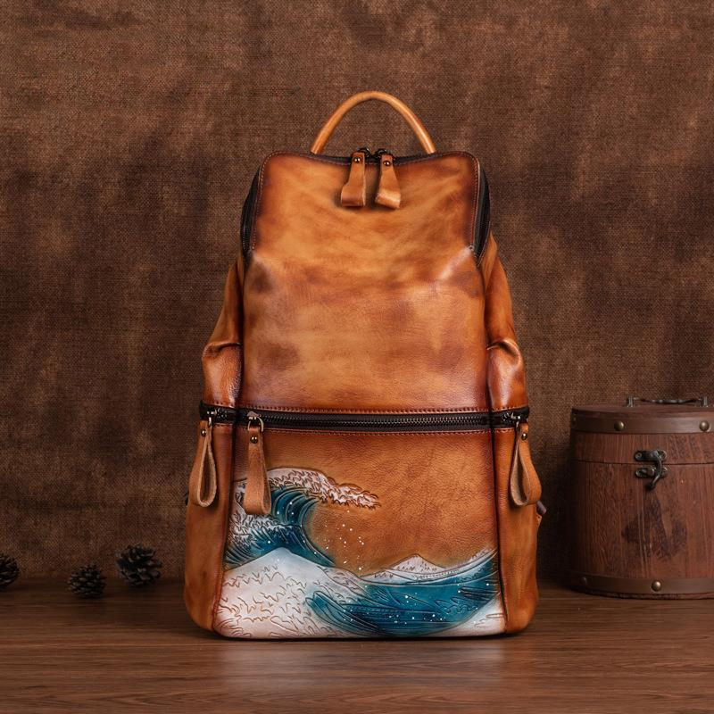 Women Bags Handmade - Ransel Wanita Kulit Lembut Asli Tas