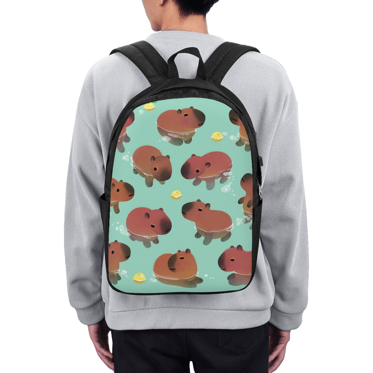 Tas Ransel Pola Hewan Capybara - Women Bags Laptop ulasan dan harga