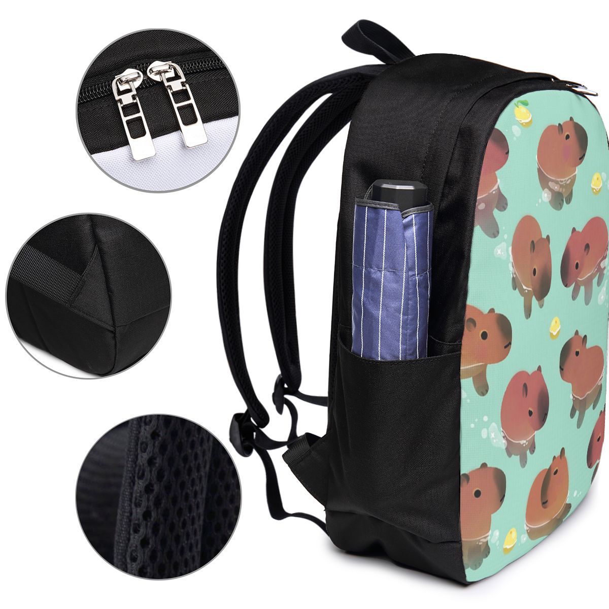 Tas Ransel Pola Hewan Capybara - Women Bags Laptop ulasan dan harga