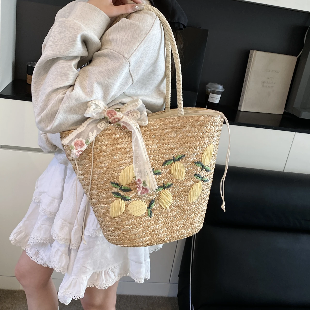 Tas bahu pantai kapasitas besa - Women Bags Handmade ulasan dan harga
