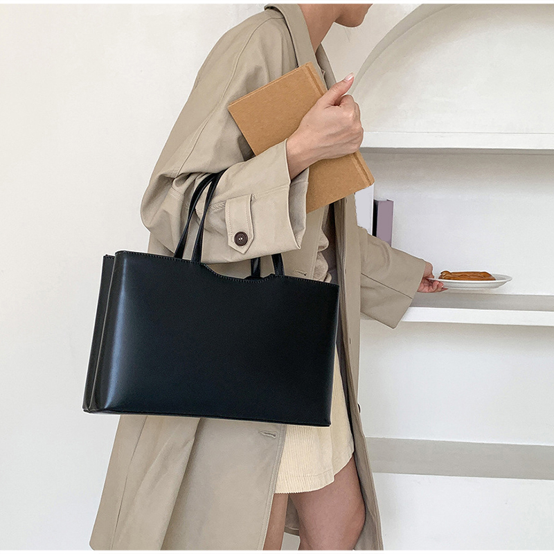 Tas Tangan Warna Solid Minimal - Women'S Work Bags Designer ulasan dan harga