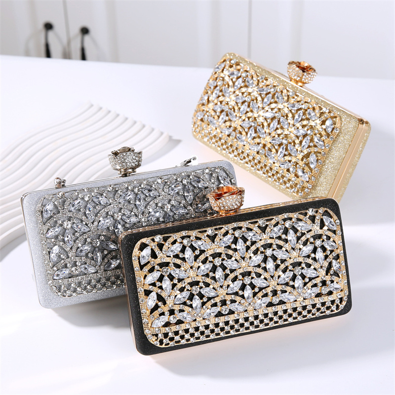 Tas Malam Bingkai Logam Berlia - Women Bags In Dubai ulasan dan harga