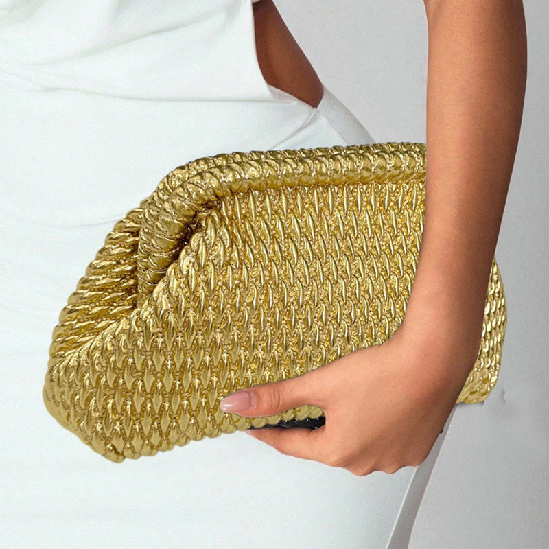 Tas Clutch Wanita Mewah Anyama - Women Bags Gold ulasan dan harga