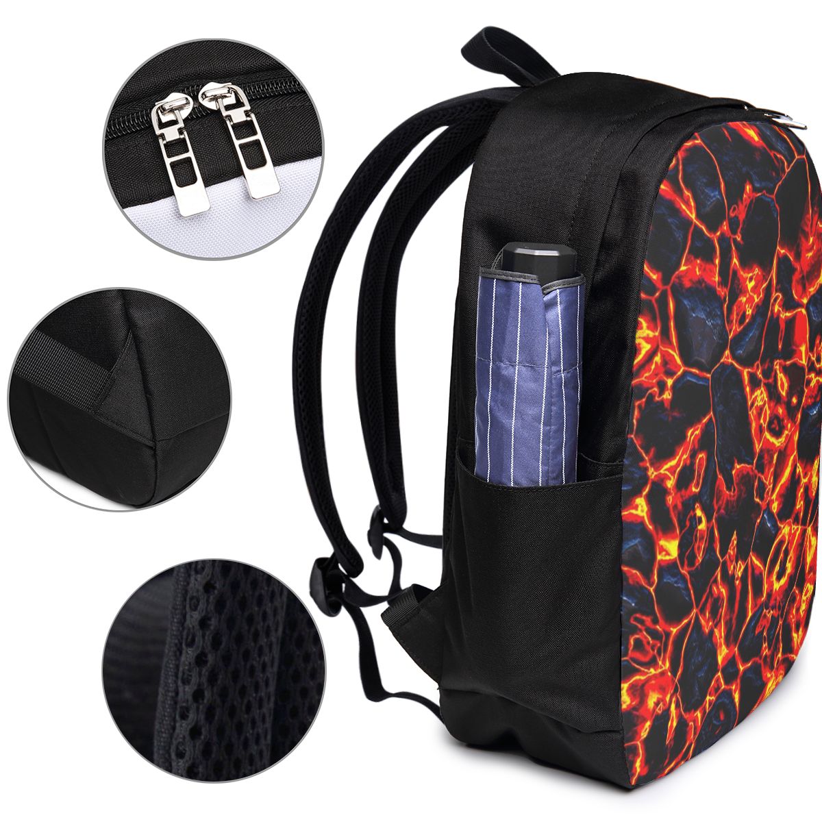 Tas Ransel Magma Volcano Lava  - Women Bags Laptop ulasan dan harga