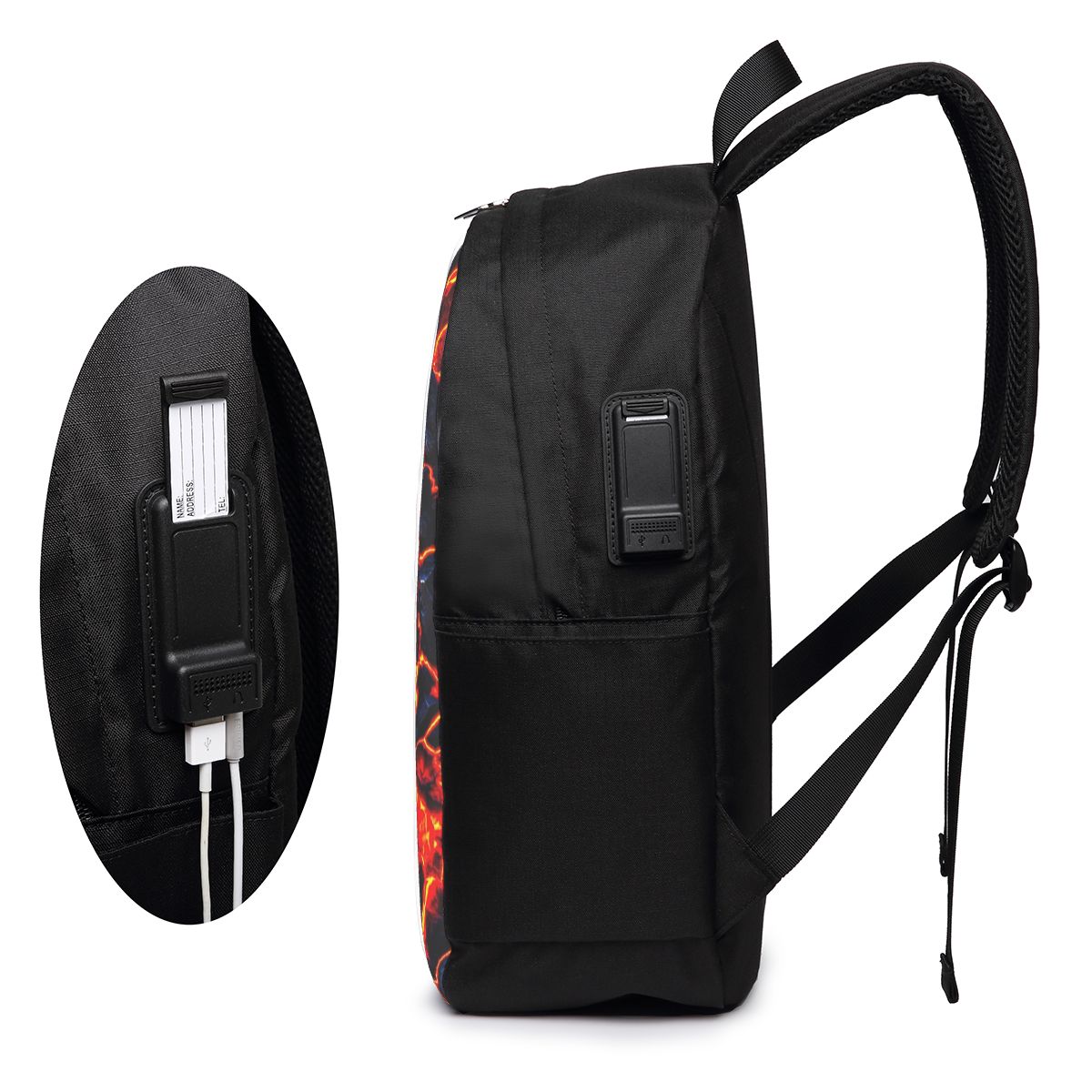 Tas Ransel Magma Volcano Lava  - Women Bags Laptop ulasan dan harga