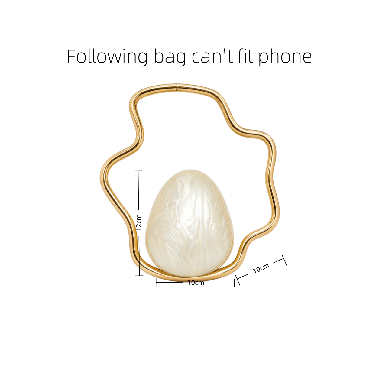 Tas Telur Akrilik Mini Wanita, - Women Bags Gold ulasan dan harga
