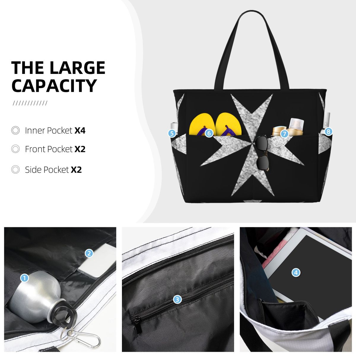 Maltese Cross Knights Hospital - Women Bags Malta ulasan dan harga