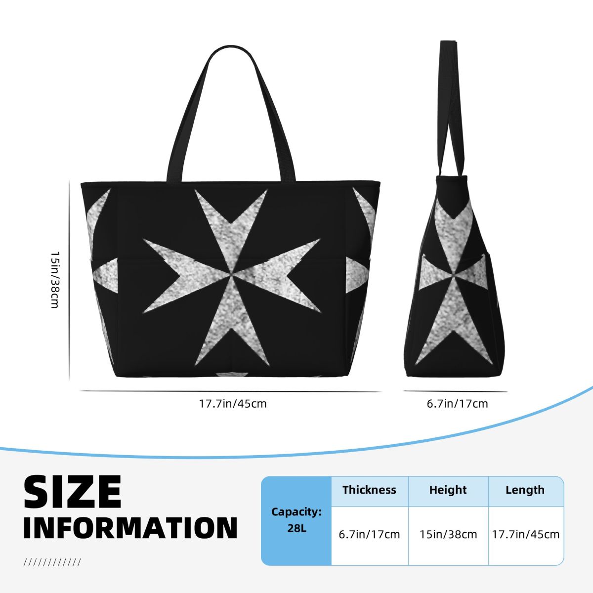 Maltese Cross Knights Hospital - Women Bags Malta ulasan dan harga