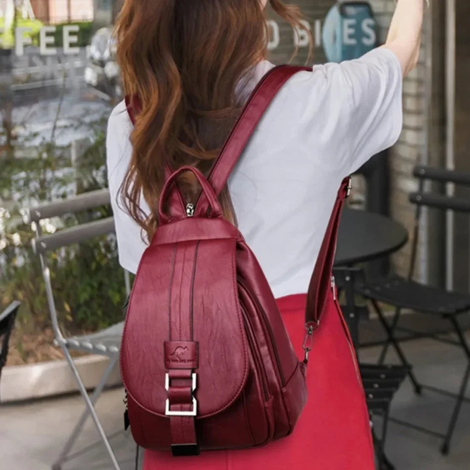Ransel kulit wanita multifungs - Women'S Kangaroo Bags ulasan dan harga