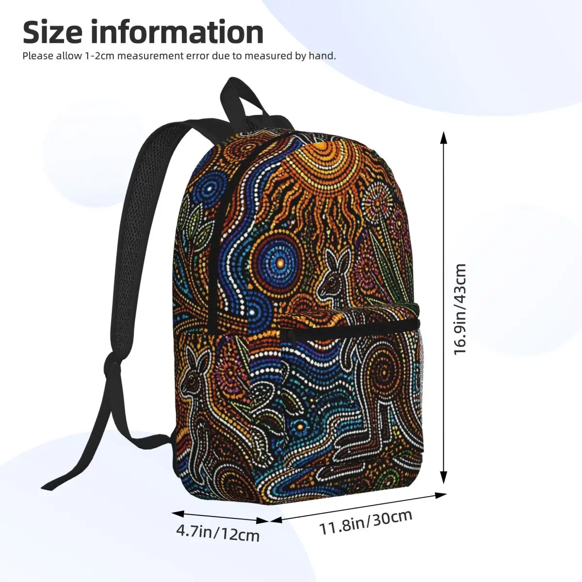 Aboriginal Kangaroo Abstract A - Women'S Kangaroo Bags ulasan dan harga
