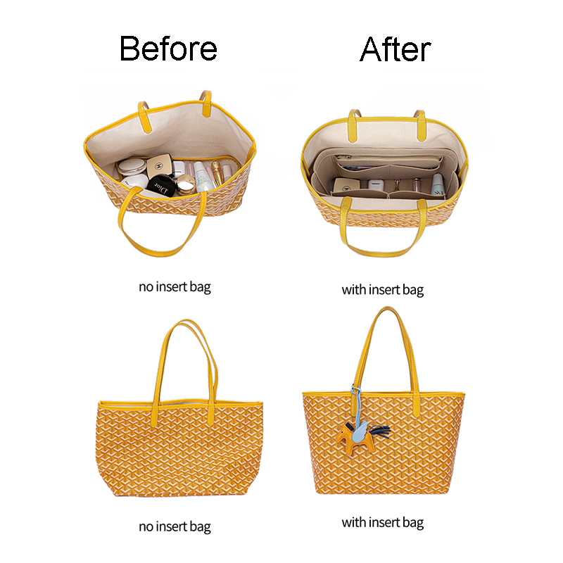 Felt Insert Bag Organizer Kosm - Women Bags Goyard ulasan dan harga