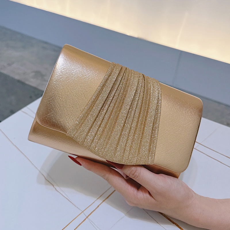 Tas Clutch Malam Kecil Emas un - Women Bags Gold ulasan dan harga